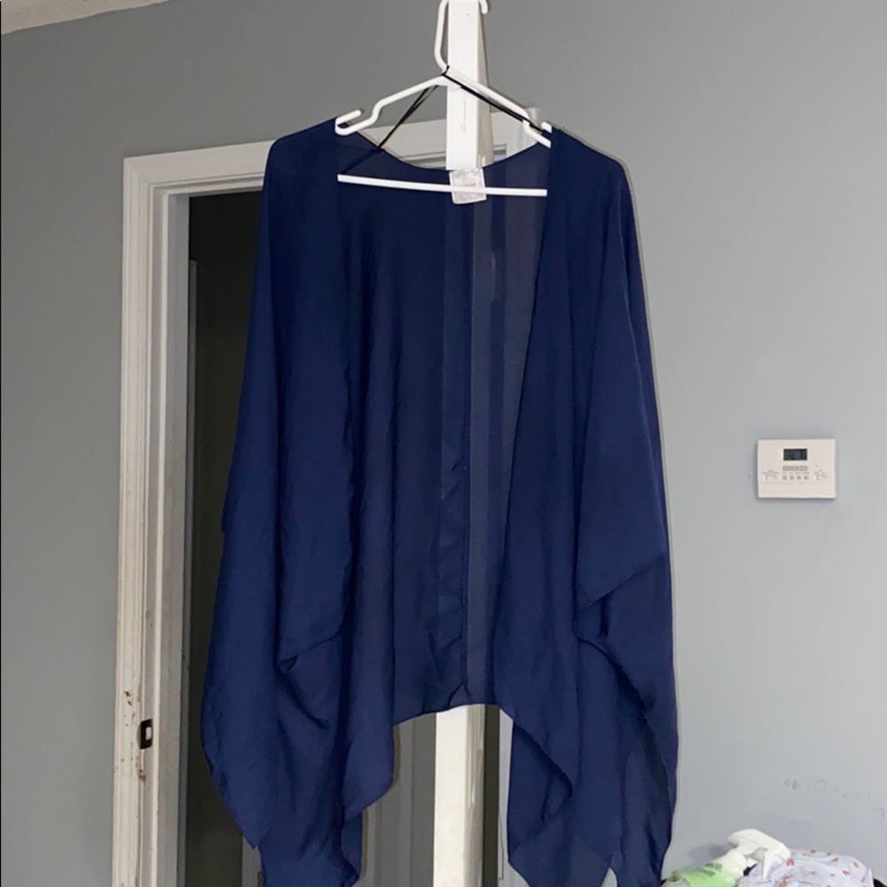 Navy blue kimono